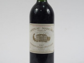 Vente aux enchères 1 BOUTEILLE CHÂTEAU MARGAUX 1er GCC - 1987 - BG