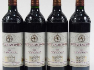 Vente aux enchères 4 BOUTEILLES CHÂTEAU LASCOMBES GCC MARGAUX - 1989