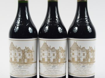 3 BOUTEILLES CHÂTEAU HAUT BRION 1ER GCC GRAVES - 1997