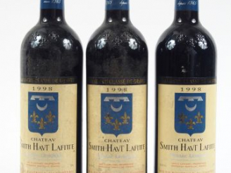 Vente aux enchères 3 BOUTEILLES SMITH HAUT LAFITTE PESSAC LEOGNAN - 1998 - ELS