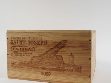 6 BOUTEILLES ST JOSEPH 'VIGNES DE L'HOSPICE' GUIGAL - 2009 - CBO