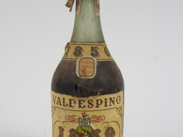 1 VIEILLE BOUTEILLE VALESPINO BRANDY RESERVA SOLERA - 1850 - BS/CAPS A