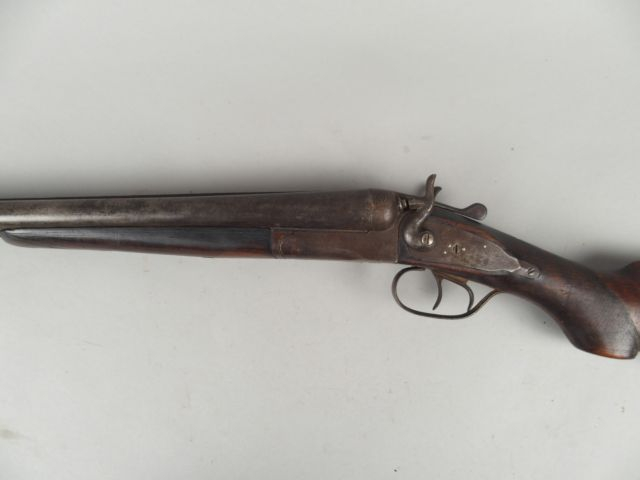 99- Fusil Juxtaposé à chiens extérieurs calibre 12/65. Fabrication Bel