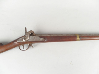 Vente aux enchères 177- Fusil à percussion type 1822 T fabrication à Tulle pour la garde 