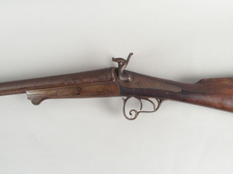 Vente aux enchères 188- Fusil système Lefaucheux calibre 16 a broche. Etat fonctionnel. N