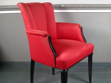 Mobilier de salle à manger 1940 en palissandre, plaques de verre et la