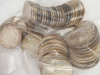 Vente aux enchères 20 pièces de 50 francs argent, Hercule. 600gr environ 7 pièces de 10 F