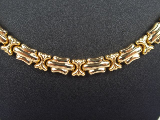 Collier en or jaune. 44cm, Poids: 50gr