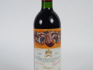 Vente aux enchères 1 BOUTEILLE - CHÂTEAU MOUTON ROTHSCHILD 1ER GCC PAUILLAC - 1987