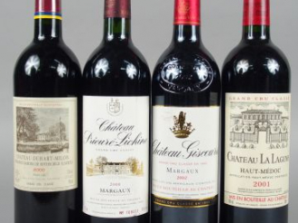 Vente aux enchères 4 BOUTEILLES : 1 CHÂTEAU DUHART MILON GCC PAUILLAC 2000, 1 CHÂTEAU GIS