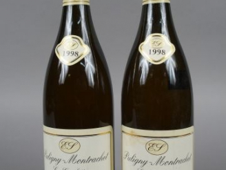 Vente aux enchères 2 BOUTEILLES - PULIGNY MONTRACHET 1ER CRU LES COMBETTES SAUZET - 1998