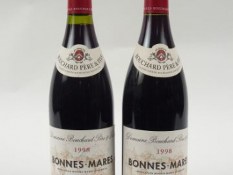 Vente aux enchères 2 BOUTEILLES - BONNES MARES GRAND CRU BOUCHARD PERE ET FILS - 1998