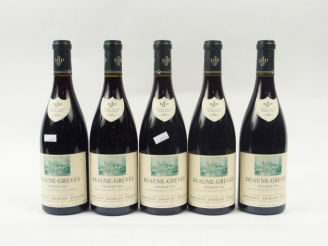Vente aux enchères 5 BOUTEILLES - BEAUNE 1ER CRU LES GREVES PRIEUR - 2005