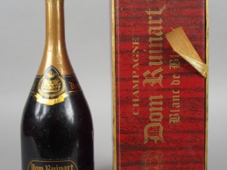 Vente aux enchères 1 BOUTEILLE - CHAMPAGNE DOM RUINART BLANC DE BLANC - 1966 - COFFRET