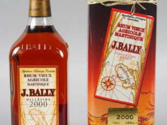 Vente aux enchères 1 BOUTEILLE - RHUM BALLY 43° - 2000
