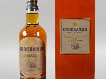 1 BOUTEILLE - WHISKY KNOCKANDO 18 ANS 43° - 1994 - COFFRET