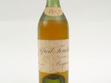 1 BOUTEILLE - COGNAC ALFRED TOUCHE 7,5 CM - 1897