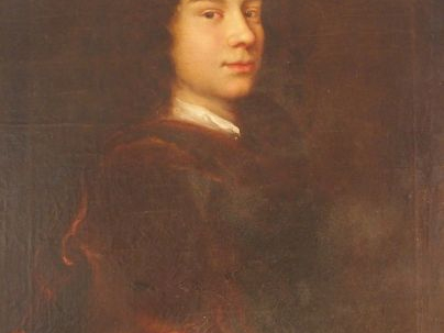 Ecole française XVIIIe, " Portrait d'homme ". Huile sur toile (réentoi
