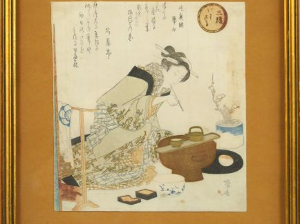 Deux différentes estampes japonaises