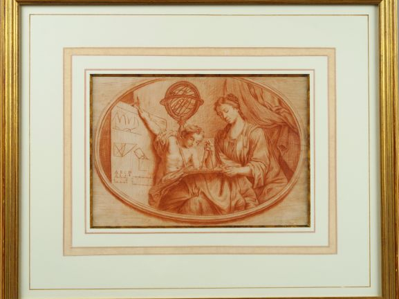 Paire de sanguines 'Scènes d'après l'antique'.