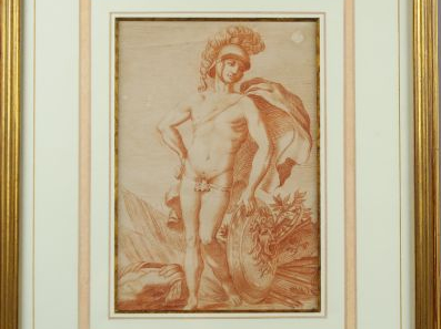 Paire de sanguines 'Scènes d'après l'antique'.