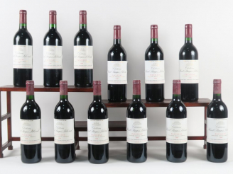 Vente aux enchères 12 BOUTEILLES CHÂTEAU HAUT BAGES LIBÉRAL GCC PAUILLAC - 1990 - CBO