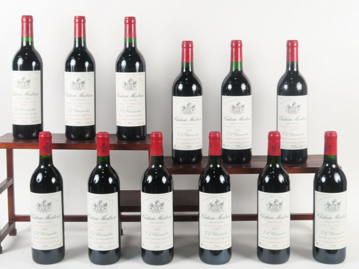 12 BOUTEILLES CHÂTEAU MONTROSE GCC SAINT ESTEPHE - 1991 - CBO - 2 BG