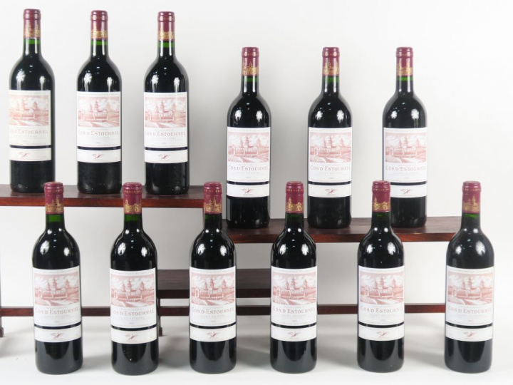 12 BOUTEILLES CHÂTEAU COS D'ESTOURNEL GCC SAINT ESTEPHE - 1992 - CBO