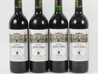 Vente aux enchères 4 BOUTEILLES CHÂTEAU LÉOVILLE BARTON GCC ST JULIEN - 1993