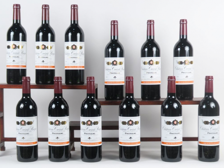 12 BOUTEILLES CHÂTEAU CROIZET BAGES GCC PAUILLAC - 1996 - CBO