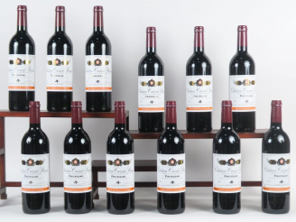 Vente aux enchères 12 BOUTEILLES CHÂTEAU CROIZET BAGES GCC PAUILLAC - 1996 - CBO