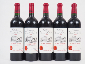Vente aux enchères 5 BOUTEILLES CHÂTEAU CHEVROL BEL AIR LALANDE DE POMEROL - 1998