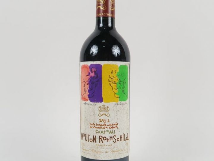 1 BOUTEILLE CHÂTEAU MOUTON ROTHSCHILD 1er GCC PAUILLAC - 2001 - ETLT