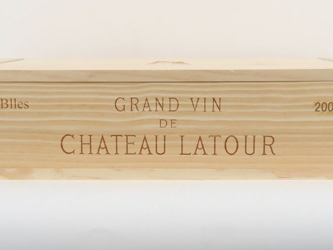 6 BOUTEILLES CHÂTEAU LATOUR 1er GCC PAUILLAC - 2007 - CBO - CAISSE CER
