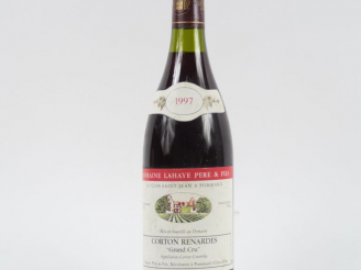 Vente aux enchères 1 BOUTEILLE CORTON RENARDES GC DOMAINE LAHAYE - 1997