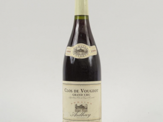 Vente aux enchères 1 BOUTEILLE CLOS DE VOUGEOT GC DOMAINE ARDHUY - 1999