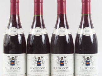 Vente aux enchères 4 BOUTEILLES BOURGOGNE 'LES GRANDS CHAILLOTS' BERTRAND MACHARD DE GRAM