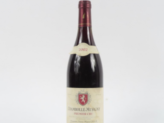 Vente aux enchères 1 BOUTEILLE CHAMBOLLE MUSIGNY 1er CRU DOMAINE ANNE MARIE GILLE - 2002