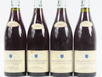 Vente aux enchères 4 BOUTEILLES PERNAND VERGELESSES 1er CRU 'LES VERGELESSES' DOMAINE JEA