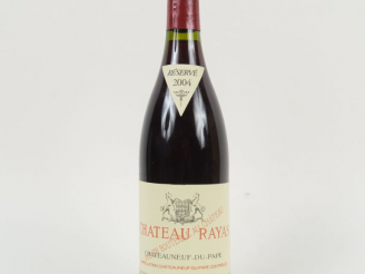 Vente aux enchères 1 BOUTEILLE CHÂTEAU RAYAS CHÂTEAUNEUF DU PAPE - 2004