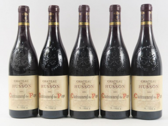 Vente aux enchères 5 BOUTEILLES CHÂTEAU DE CUSSON CHÂTEAUNEUF DU PAPE - 2005