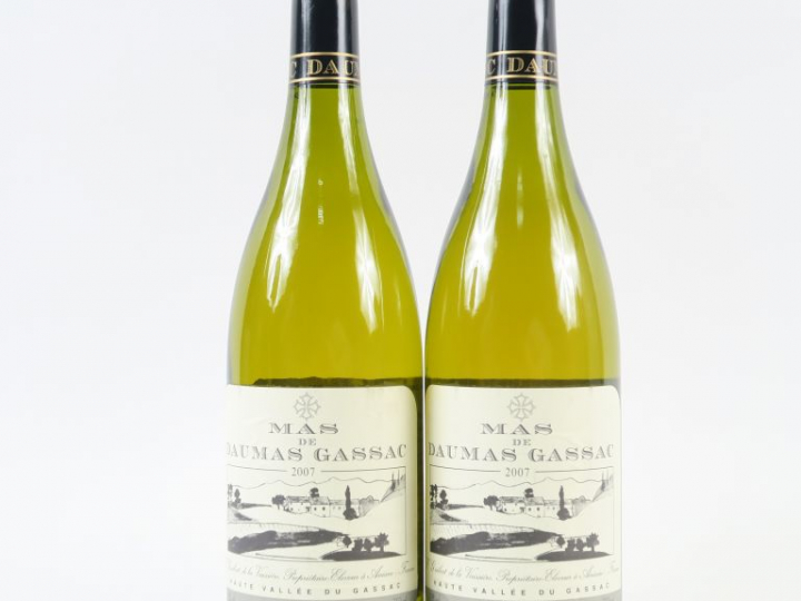 2 BOUTEILLES MAS DE DAUMAS GASSAC BLANC - 2007