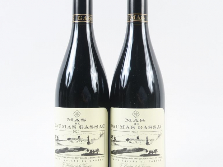 2 BOUTEILLES MAS DE DAUMAS GASSAC ROUGE - 2017