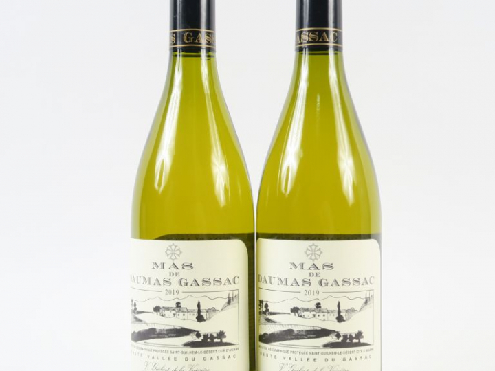 2 BOUTEILLES MAS DE DAUMAS GASSAC BLANC - 2019