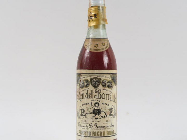 1 BOUTEILLE RHUM RON DEL BARRILITO PUERTO RICO
