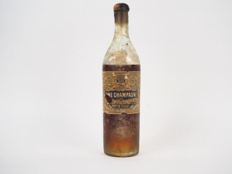 Vente aux enchères 1 BOUTEILLE FINE CHAMPAGNE FONTIN FRÈRES - 1888 - NIVEAU BAS/EA/CAPS C