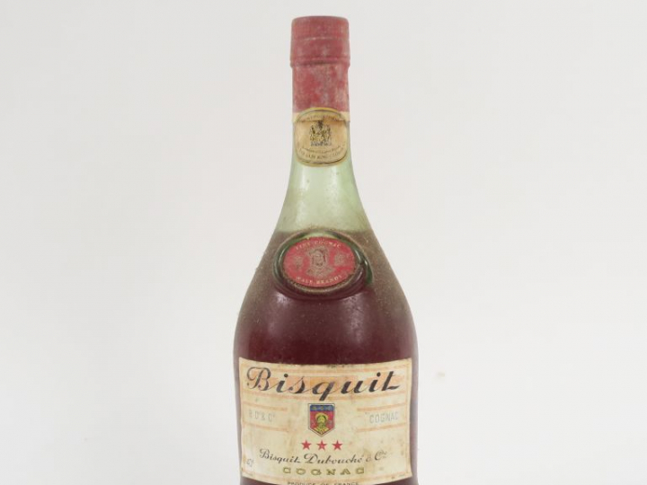 1 VIEILLE BOUTEILLE COGNAC BISQUIT