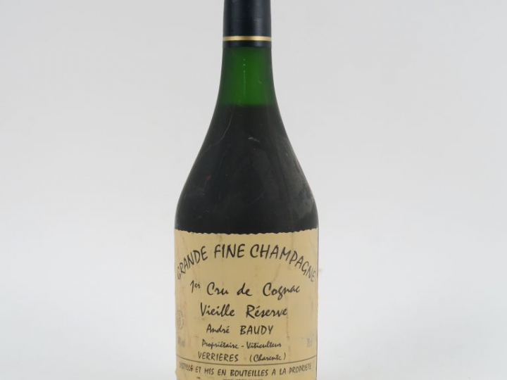 1 BOUTEILLE GRANDE FINE CHAMPAGNE 1er CRU DE COGNAC 'VIEILLE RÉSERVE' 
