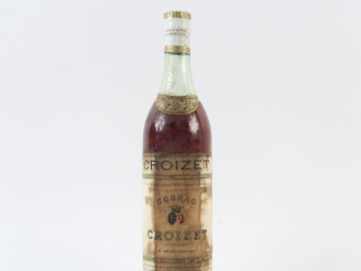 Vente aux enchères 1 VIEILLE BOUTEILLE COGNAC CROIZET - CAPS ETAIN/ET