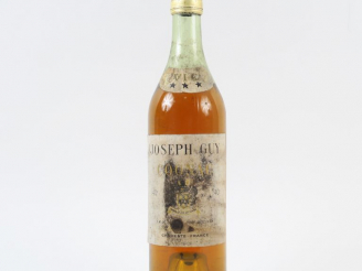 Vente aux enchères 1 VIEILLE BOUTEILLE COGNAC JOSEPH GUY